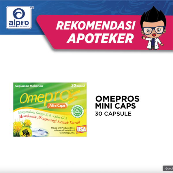 Omepros Mini Caps 30 Kapsul